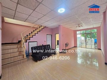 2-storey townhouse, 18 sq m, P.K. Garden Village, Pracha Uthit 90, Pracha Uthit Soi 90, Kanchanaphisek Road, Phra Samut Chedi, Samut Prakan