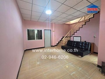 2-storey townhouse, 18 sq m, P.K. Garden Village, Pracha Uthit 90, Pracha Uthit Soi 90, Kanchanaphisek Road, Phra Samut Chedi, Samut Prakan