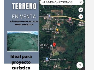 VENDO 2 HECTÁREAS DE TERRENO EN SECTOR TURÍSTICO FÁTIMA, PUYO, PASTAZA