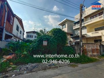 Vacant land 29 sq.w. Vacant land, Soi Nakniwat 15, Intersection 8, Nakniwat Road, Bang Kapi District, Bangkok