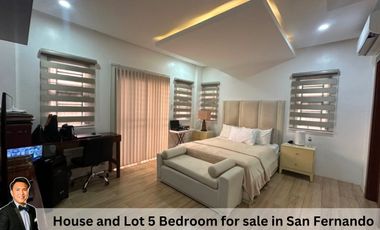 House and Lot 5 Bedroom with 3 Carport For Sale In San Fernando, Pampanga near SM City Telebastagan