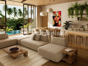 Luxury 2-Bedroom Cliffside Riverfront Villa with Rice Field Views in Ubud East