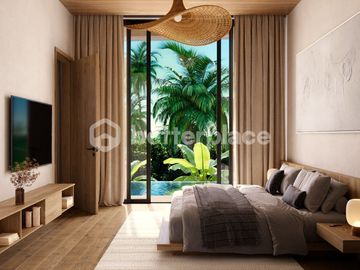 Luxury 2-Bedroom Cliffside Riverfront Villa with Rice Field Views in Ubud East
