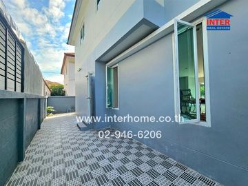 2-storey detached house, 103.3 sq.w., Phanasan Private Home Village, Hathai Rat 37, near Safari World, Soi Hathai Rat 37, Hathai Rat Road, Khlong Sam