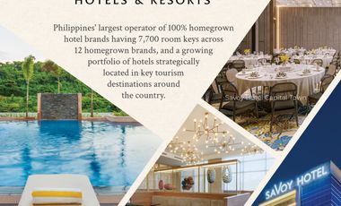 Junior Suite Condotel For Sale in Savoy Capital Town, Near Clark Pampanga