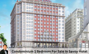 Junior Suite Condotel For Sale in Savoy Capital Town, Near Clark Pampanga