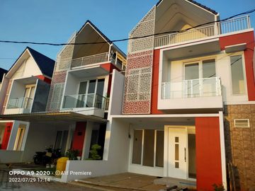 DIJUAL Rumah Mewah Cluster SIAP HUNI Di Perumahan Pondok Gede Bekasi 2 Lantai Dekat Tol Jatiasih