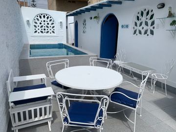 San Bartolo: Alquilo hasta Enero - Linda Casa c/Piscina, 3 Dormitorios - 8 Huéspedes