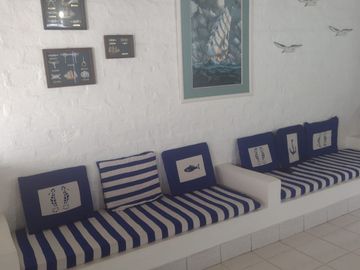San Bartolo: Alquilo hasta Enero - Linda Casa c/Piscina, 3 Dormitorios - 8 Huéspedes