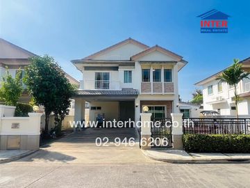 บ้านเดี่ยว 2 ชั้น 81 ตร.ว. หมู่บ้านนันทวัน สาทร-ราชพฤกษ์ ใกล้รถไฟฟ้า BTSบางหว้า ถนนราชพฤกษ์ ถนนเพชรเกษม เขตภาษีเจริญ กรุงเทพมหานคร