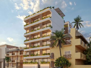 Departamento con alberca común, en venta, Centro, Playa del Carmen
