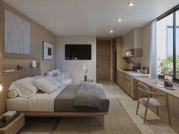 Departamento con alberca común, en venta, Centro, Playa del Carmen
