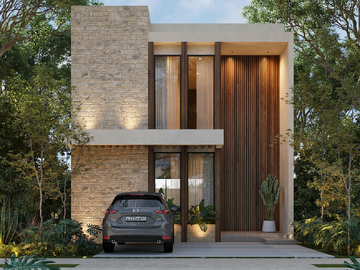 Espectacular Villa en Senderos Norte Mayakoba de 3 Habitaciones