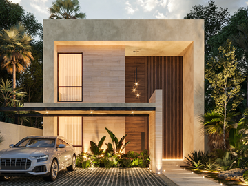 LUJOSA Villa en Tulum de 5 Habitaciones con Piscina Privada