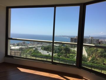 Viña, Agua Santa, panorámica vista, 2 dormitorios, 1 baño, estacionamiento