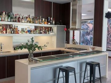 ESPECTACULAR CASA EN EL ALAMO, DE DOS PISOS, 4 DORM, SALON DE JUEGOS, JARDIN, BBQ, SURCO