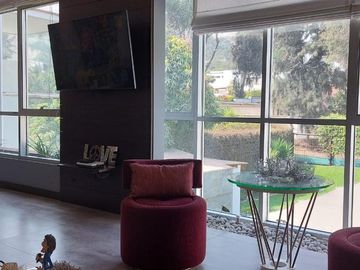 ESPECTACULAR CASA EN EL ALAMO, DE DOS PISOS, 4 DORM, SALON DE JUEGOS, JARDIN, BBQ, SURCO