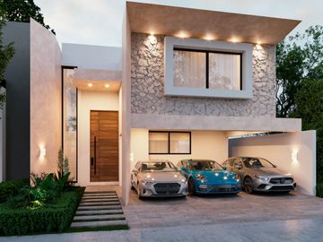 Casa en venta en el exclusivo residencial Soluna en Temozón Norte, Mérida, Yucatán.