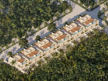 Casa en venta, rooftop, alberca  privada y beach Club, Chuburná, Mérida