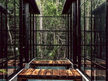 Casa con Cenote Privado y Alberca privada de 2 Recamaras
