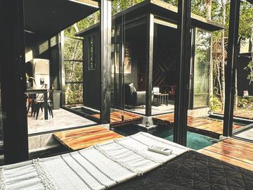 Casa con Cenote Privado y Alberca privada de 2 Recamaras