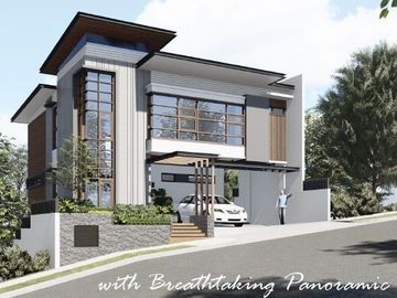 Overlooking 4-Bedroom House and Lot with Sea View, Mountain View in Kishanta Subdivision, Talisay City, Cebu