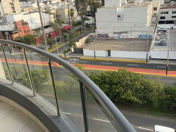 OFERTA VENDO LINDO DEPARTAMENTO EN CHACARILLA SAN BORJA DE 100 M2 CON 3 HABITACIONES EN PISO 8 DE EDIFICIO EN PLENA AVENIDA