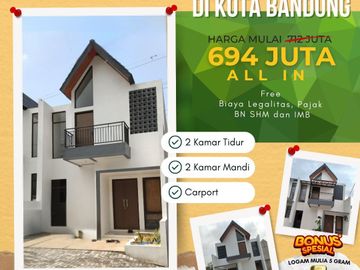(CP: MUHAMMAD SABILY) Rumah Cipadung, Baru 2/1 LANTAI, Harga Murah Mewah New, Cilengkrang Cibiru Kota Bandung, Jual Dijual