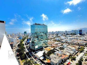 SE AQLUILA LINDO DEPARTAMENTO CON VISTA PANORAMICA, MAGDALENA LIMITE CON SAN ISIDRO