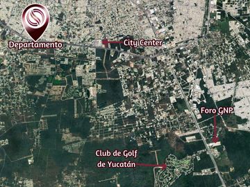 Departamento con Roof bar y alberca, en venta, Santa Rita Cholul, Mérida