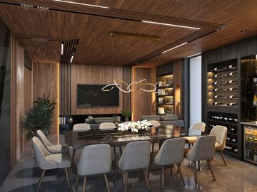 Departamento con Roof bar y alberca, en venta, Santa Rita Cholul, Mérida