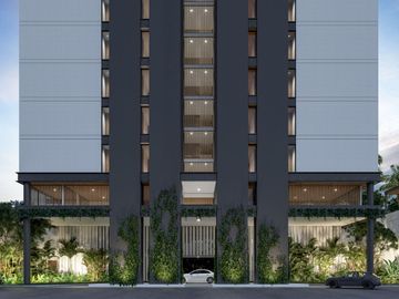 Departamento con alberca,  Roof Bar, en venta, Santa Rita Cholul, Mérida