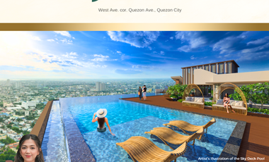 Studio unit for sale located at Quezon city One Delta Terraces
