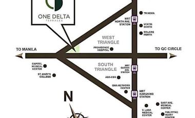Studio unit for sale located at Quezon city One Delta Terraces