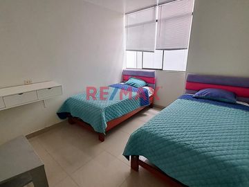 Se Alquila Departamento Amoblado En Urb Federico Villareal.(A.MELENDRES)
