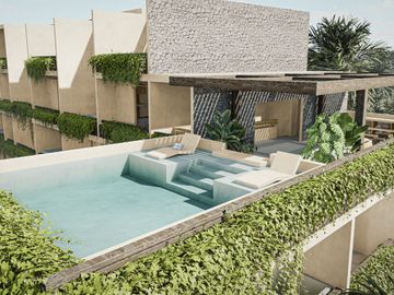 DEPARTAMENTO EN VENTA UBICADO EN REGION 15 TULUM A 3 MINUTOS DEL MAR