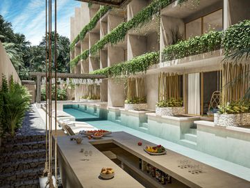 DEPARTAMENTO EN VENTA UBICADO EN REGION 15 TULUM A 3 MINUTOS DEL MAR