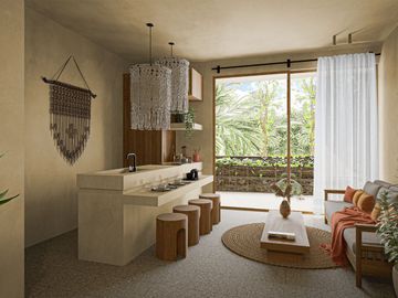 DEPARTAMENTO EN VENTA UBICADO EN REGION 15 TULUM A 3 MINUTOS DEL MAR