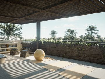 DEPARTAMENTO EN VENTA UBICADO EN REGION 15 TULUM A 3 MINUTOS DEL MAR