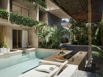 DEPARTAMENTO EN VENTA UBICADO EN REGION 15 TULUM A 3 MINUTOS DEL MAR