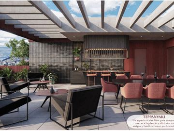 709 Excelente Inversión: República de El Salvador estudio 27,59m + 6,51m balcón de Venta. A Estrenar!