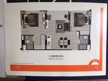 [Condo for Rent/Sale] Beautiful 2-Bedroom Modern Style Condo, Fully Furnished, Near the City Center, Ready for You to Own