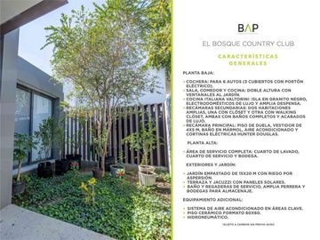 Casa en venta en El Bosque Cluntry Club