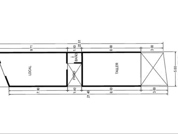 CASA ADAPTADA PARA TALLER Y LOCAL EN  EL SANTUARIO