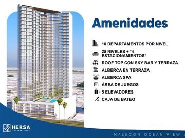 Malecón Ocean View-Departamentos en Venta