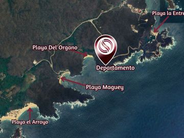 Departamento frente al mar en venta, Playa Órgano, Huatulco
