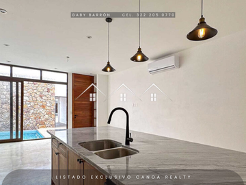Casa Nueva con Alberca, Paneles Solares y a 3 Minutos de la Playa