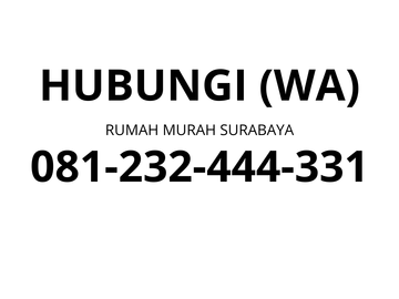 RUMAH MURAH HITUNG TANAH DI DAERAH KARANG ASEM TAMBAKSARI SURABAYA TIMUR