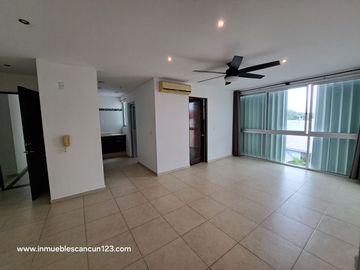 CENTRICO DEPARTAMENTO CON ELEVADOR Y ALBERCA 3 REC 2 BAÑOS 120 MTS