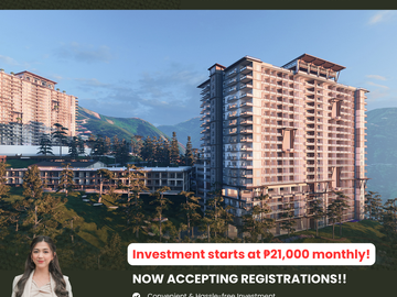 Studio unti condo/hotel for sale Location: Aspiras - Palispis Hwy, Tuba, Benguet